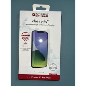 ZAGG InvisibleShield‎ Glass Elite+ Strongest Screen Protector iPhone 12 Pro Max